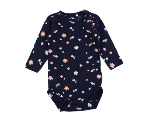 Name It dark sapphire small flowers body